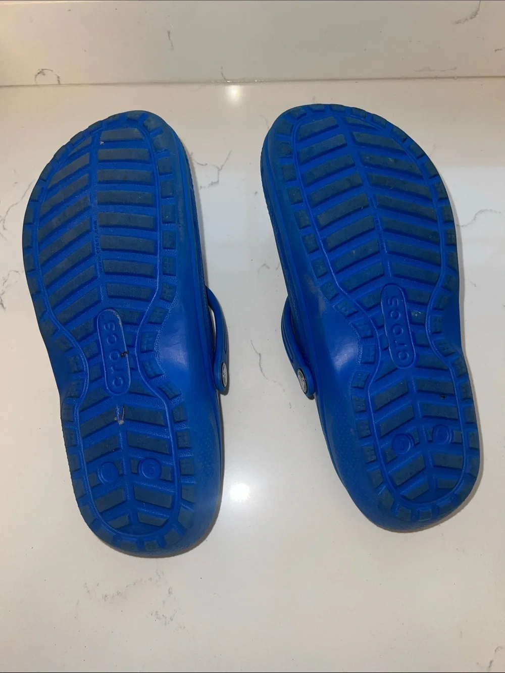 CROCS Kids Lined Clog in Bright Blue